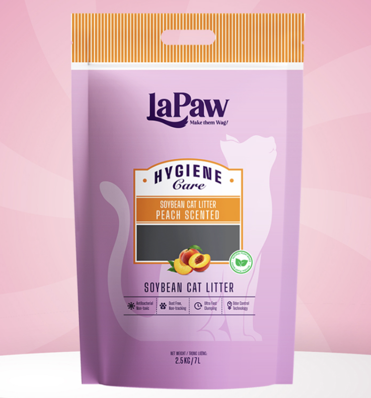 Cát đậu nành mùi đào